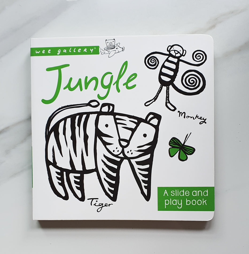 WEE GALLERY: JUNGLE, A SLIDE AND PLAY BOOK