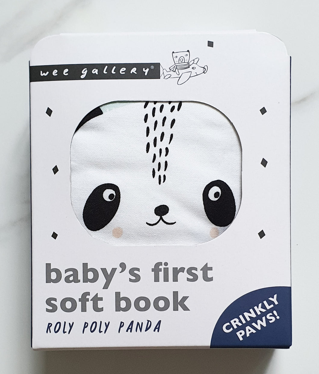 WEE GALLERY: ROLY POLY PANDA (A CLOTH BOOK)